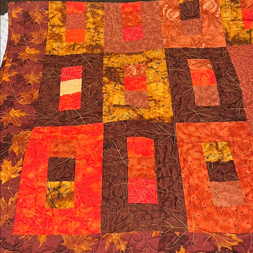 Patchwork Autumn Quilt